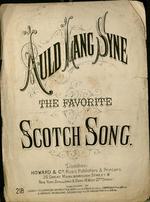 Auld Lang Syne. The Favorite Scotch Song.